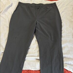 Womans Women w/ control by Renée Greenstein Dark Gray Stretch Pants Large petite